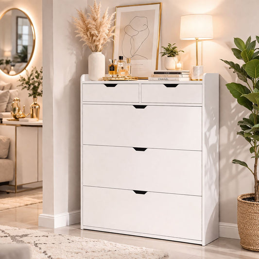 MODERNA SLIM — Meuble à chaussures 2-en-1