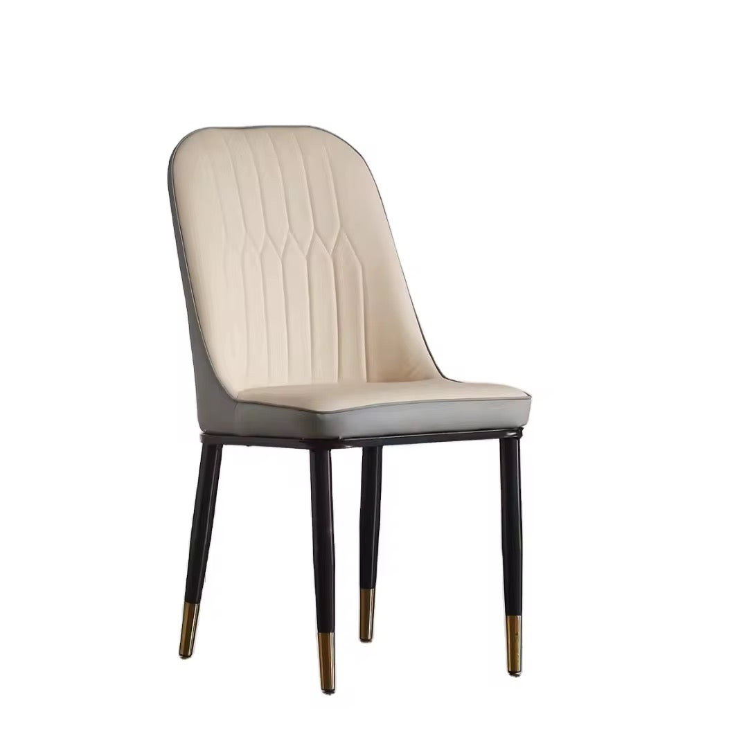 Velvet Contour — Chaise design moderne