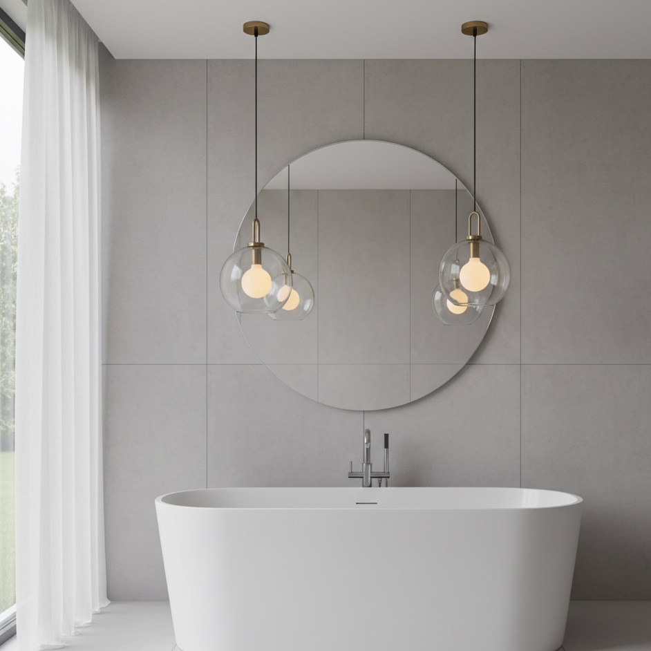 Pure Sphère — Suspension design en verre