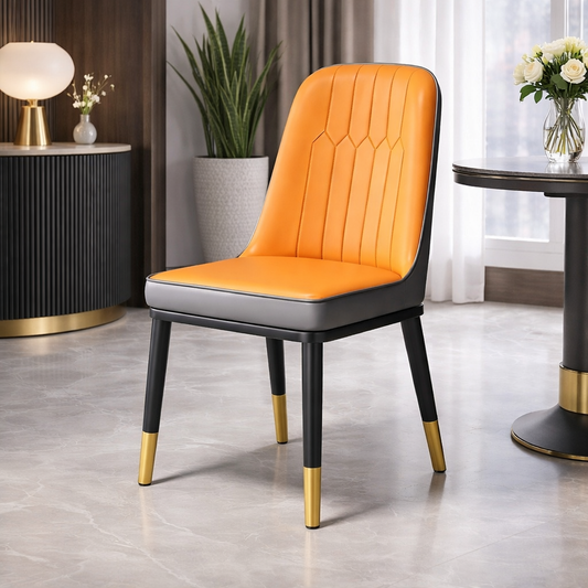 Velvet Contour — Chaise design moderne