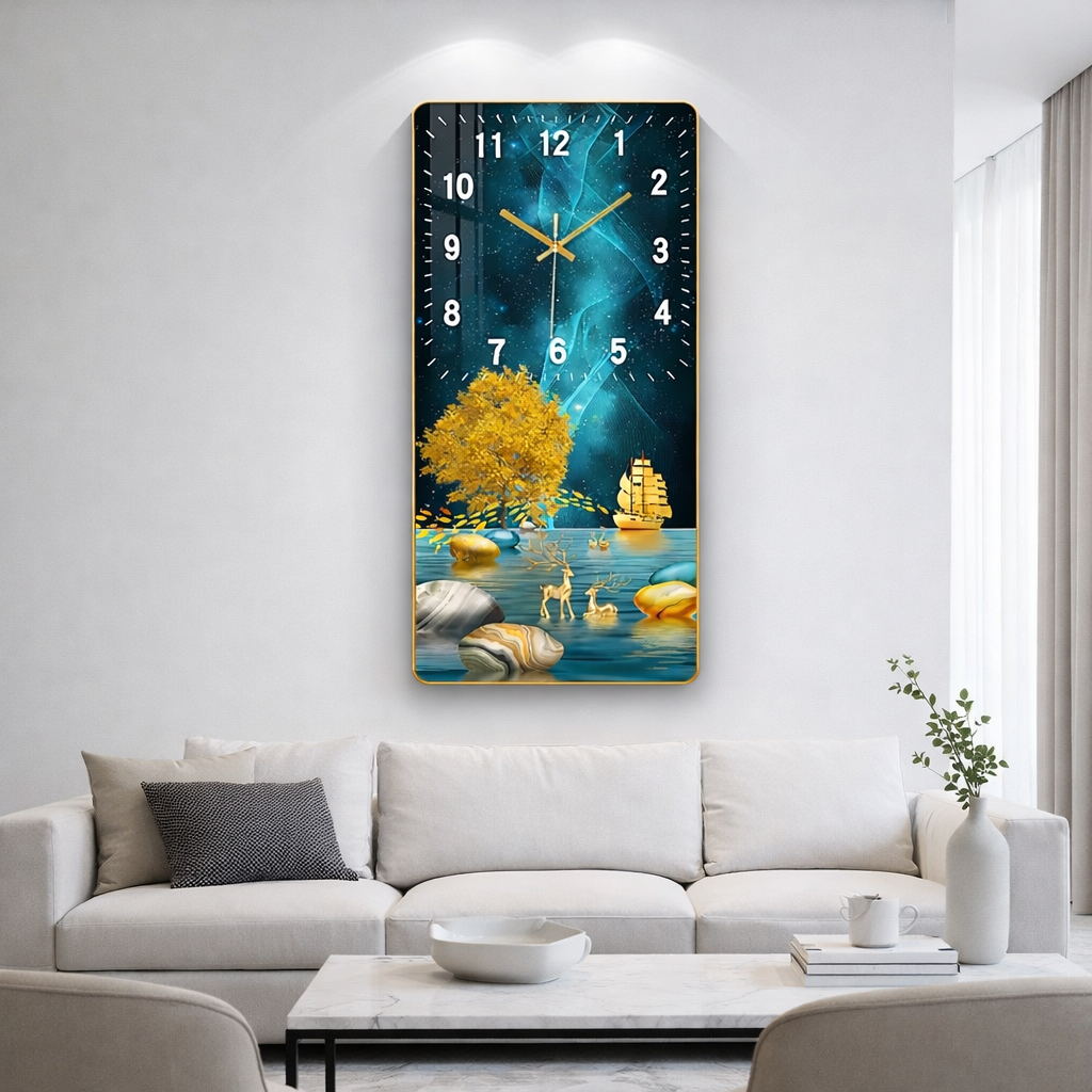 LUMINA — Horloge murale design artistique