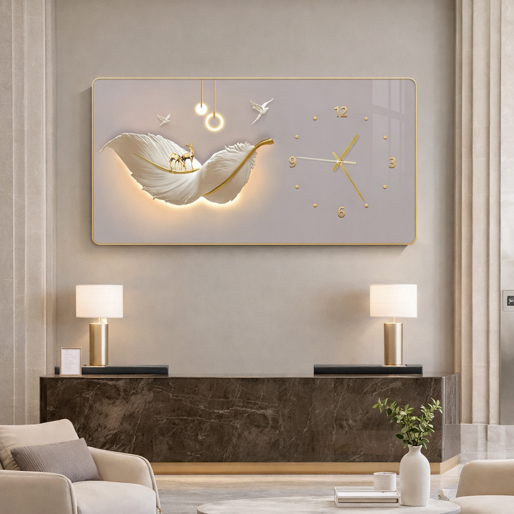 LUMINA — Horloge murale design artistique