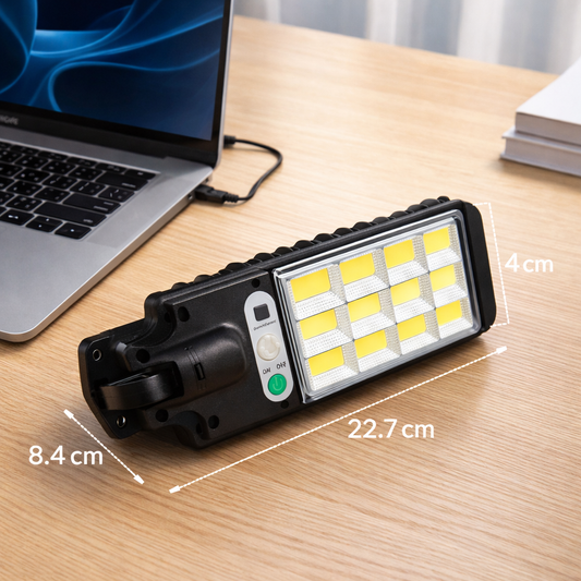 AURA — Lampe solaire intelligente avec détecteur