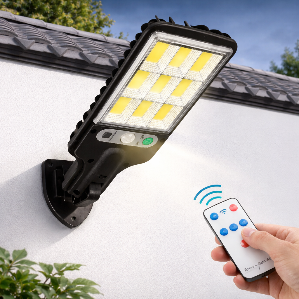 AURA — Lampe solaire intelligente avec détecteur