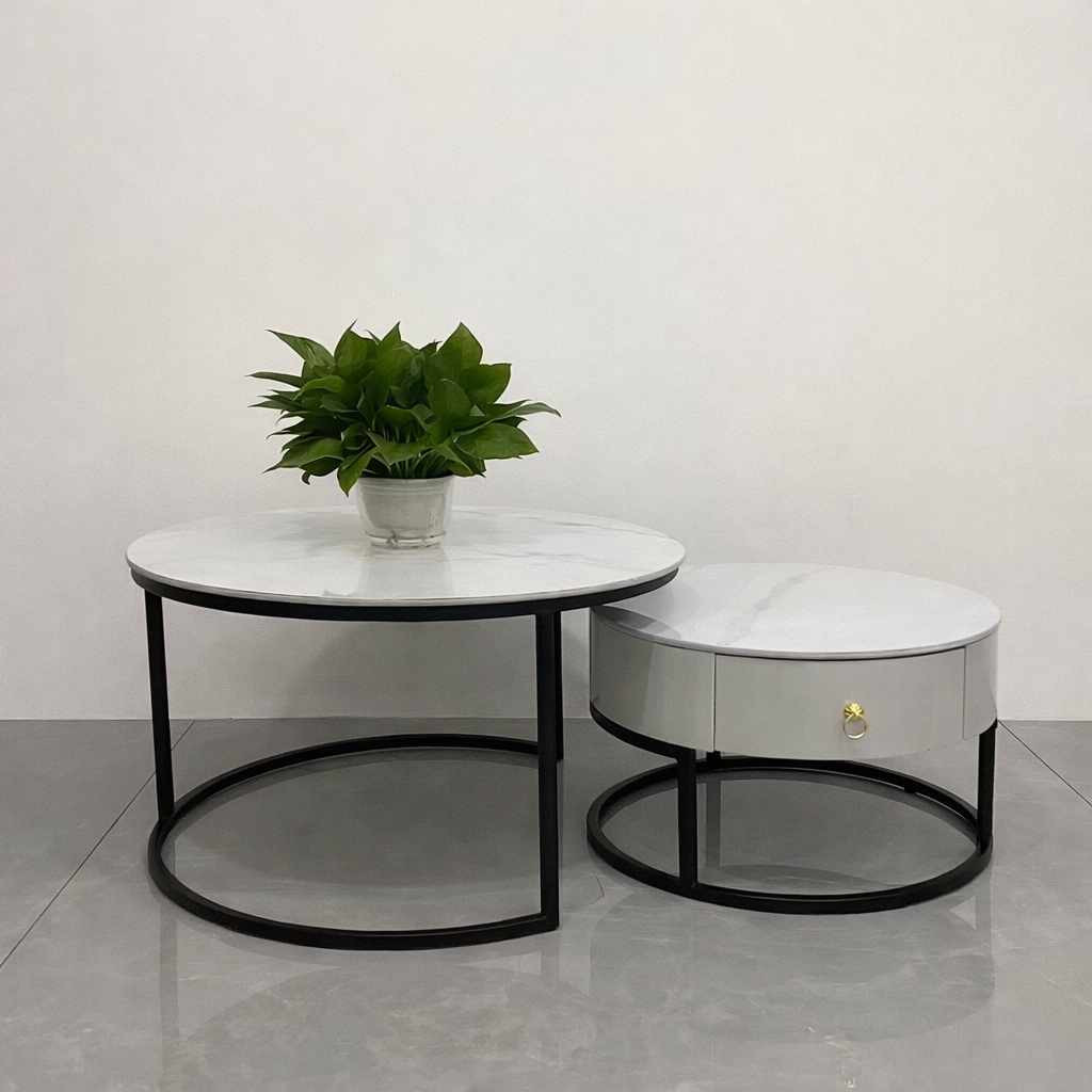 CITY GLAM — Tables basses gigognes avec rangement