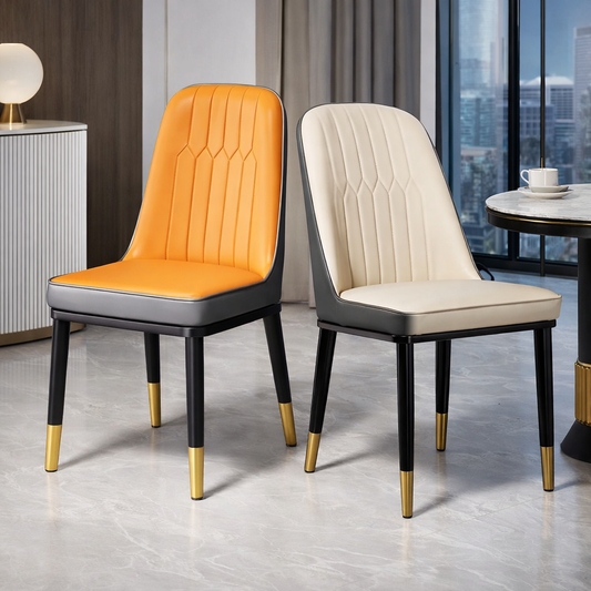 Velvet Contour — Chaise design moderne