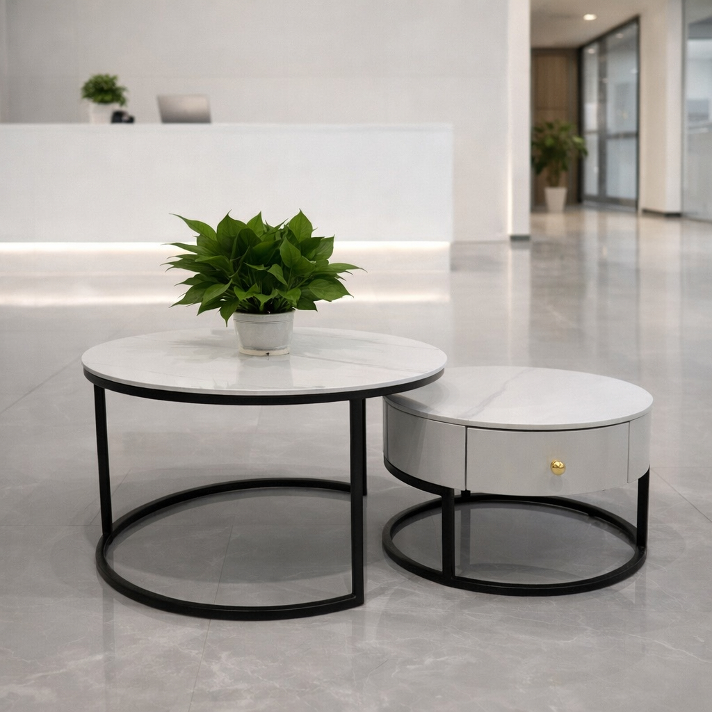 CITY GLAM — Tables basses gigognes avec rangement