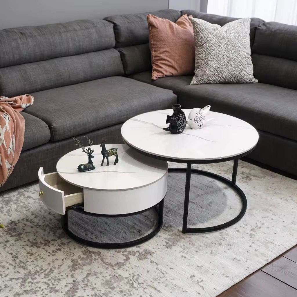 CITY GLAM — Tables basses gigognes avec rangement