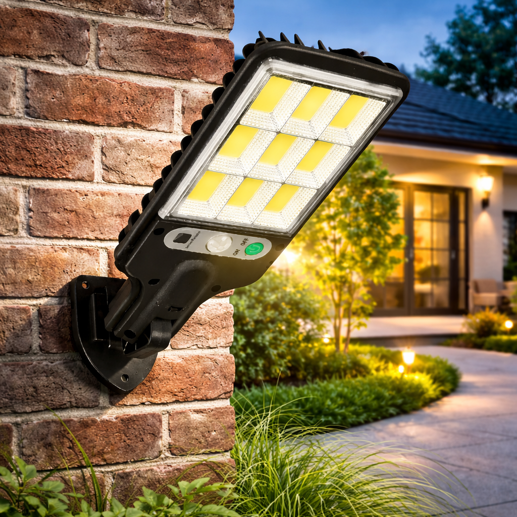 AURA — Lampe solaire intelligente avec détecteur