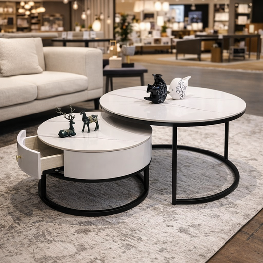CITY GLAM — Tables basses gigognes avec rangement