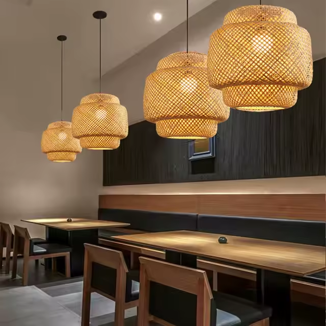 Zenith Bamboo — Suspension artisanale design