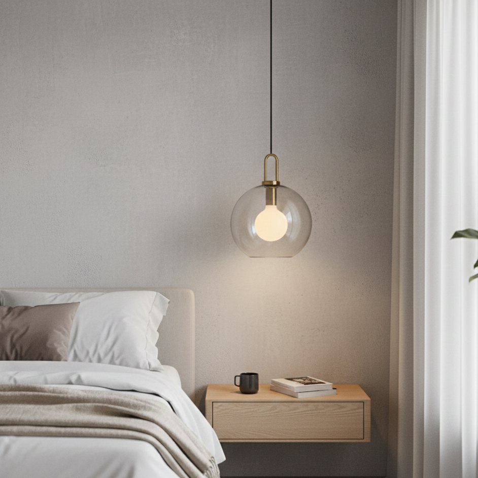 Pure Sphère — Suspension design en verre