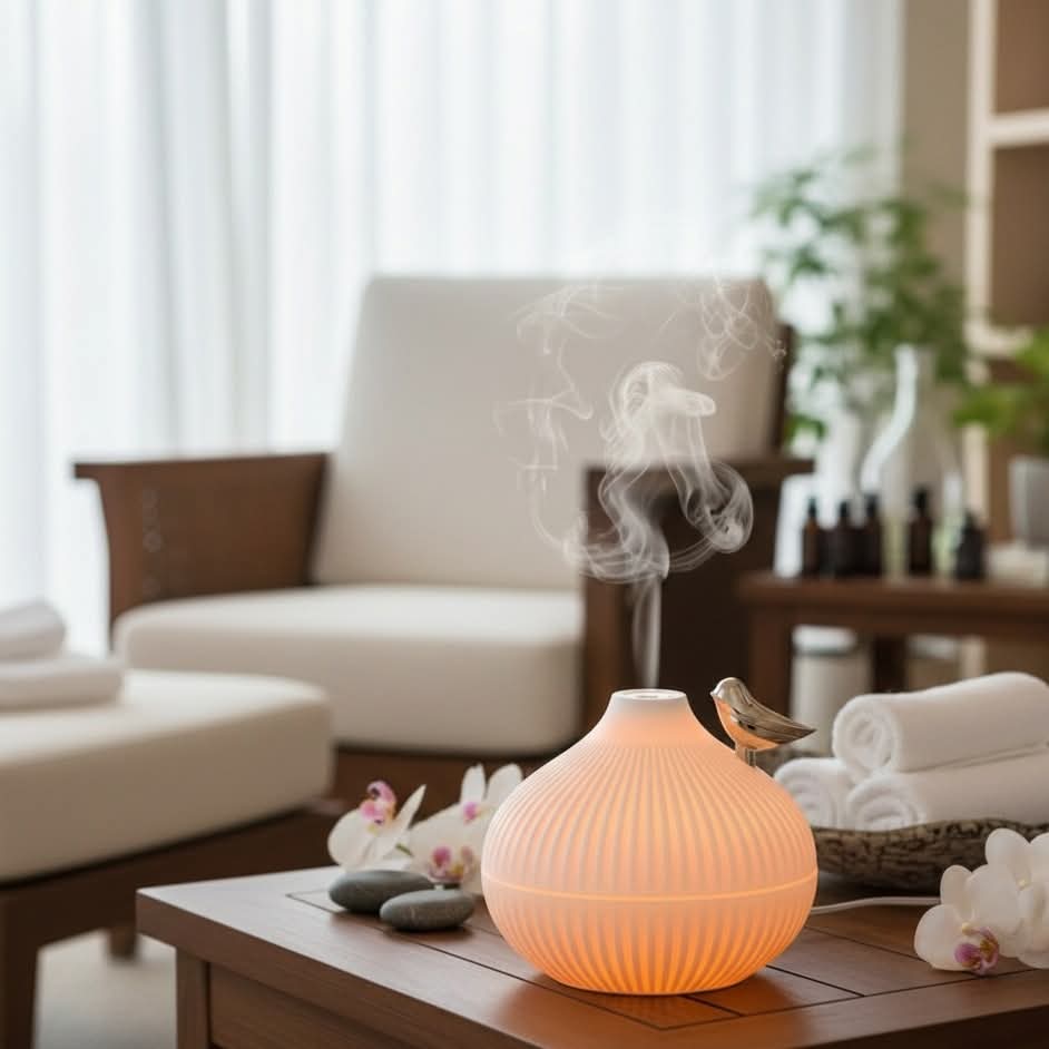 Oasis Glow — Humidificateur & diffuseur d’arômes