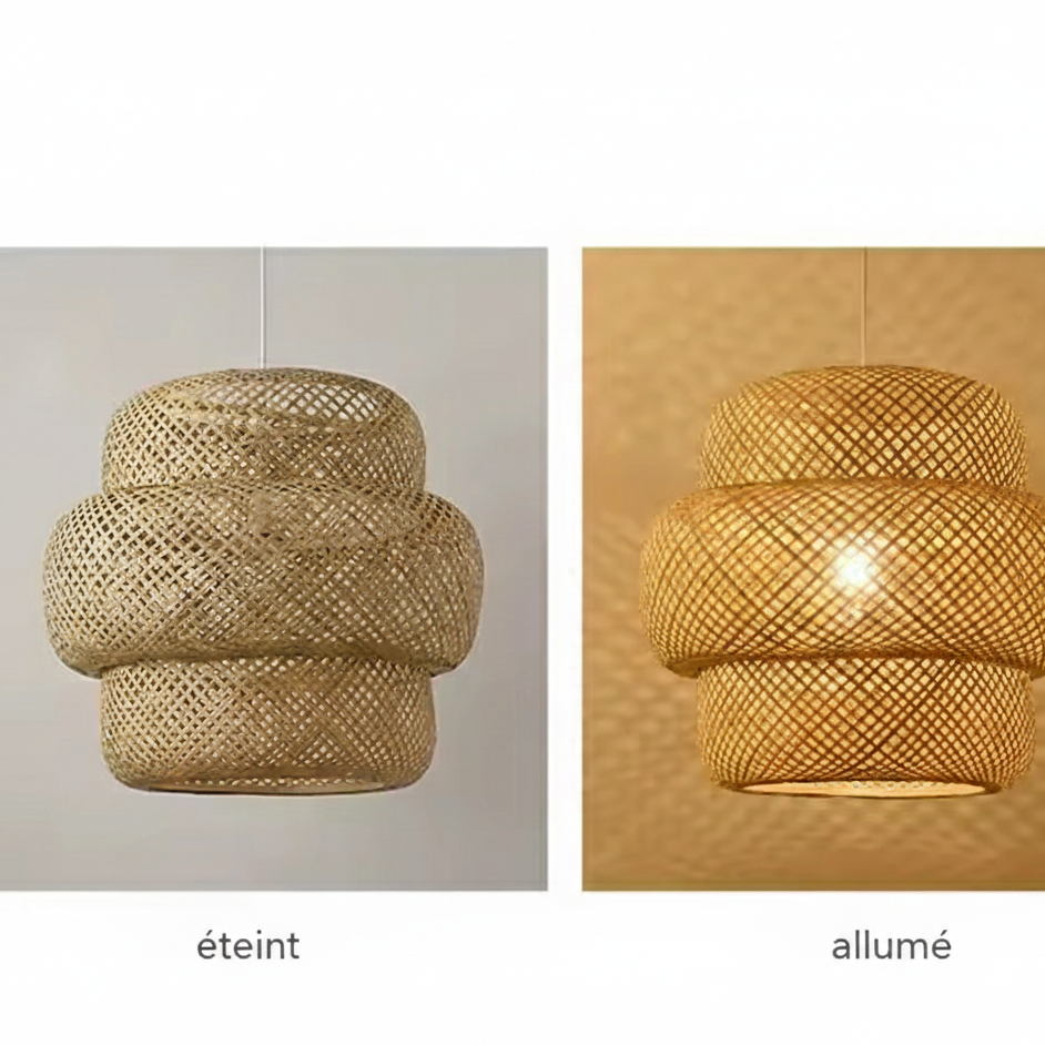 Zenith Bamboo — Suspension artisanale design